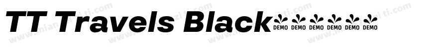TT Travels Black字体转换